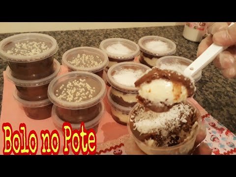 Receitas Deliciosas Faça e venda | Bolo no Pote de Prestígio e Brigadeiro | Para Iniciantes