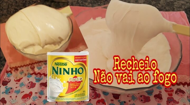 Receitas Deliciosas Recheio de Leite Ninho prático | Não vai ao Fogo