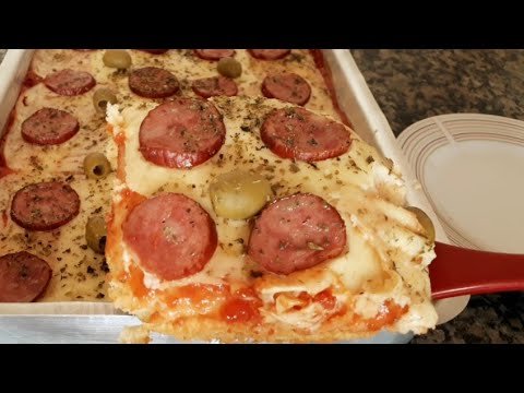 Receitas Deliciosas Pizza Rápida de Liquidificador | Prático e Fácil de fazer