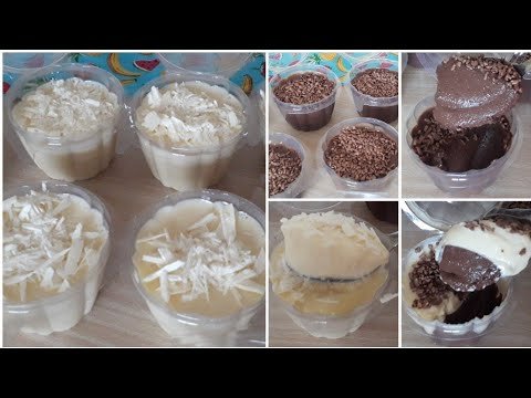 Receitas Deliciosas Dois sabores de Sobremesa no Pote | Sobremesa Rápida de fazer | Faça e Venda