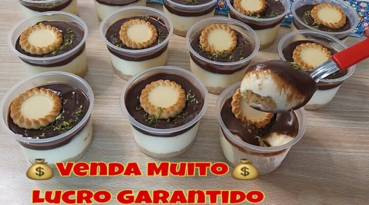 Receitas Deliciosas Ganhe dinheiro com essa Sobremesa no Pote | Sobremesa Muito fácil de fazer | Faça e Venda