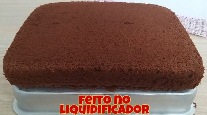 Receitas Deliciosas Massa de chocolate para Bolos de aniversário feito tudo no liquidificador | Super fofinho