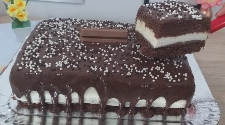 Receitas Deliciosas Bolo Gelado de Chocolate com Mousse de Limão Delicioso