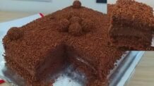 Receitas Deliciosas BOLO DE BRIGADEIRO GELADO, BEM CHOCOLATUDO