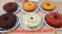 Receitas Deliciosas 3 Sabores de Bolos Caseiros de Liquidificador com cobertura, pra você vender MUITO| LUCRO GARANTIDO