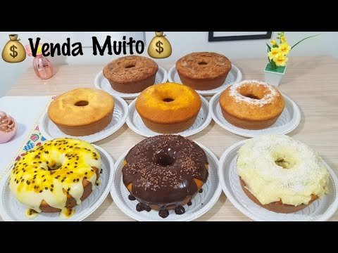 Receitas Deliciosas 4 Sabores de Bolos Caseiros de Liquidificador que VENDE MUITO | FAÇA E VENDA