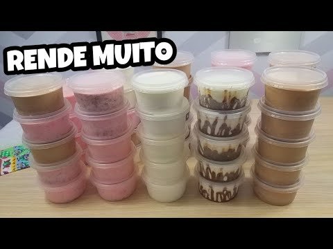 Receitas Deliciosas 4 Sabores de Sorvete no Pote com APENAS 3 RECEITAS | Rende MUITO | FAÇA E VENDA