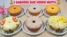 Receitas Deliciosas 3 SABORES DE BOLOS CASEIROS COM COBERTURA PRA LUCRAR MUITO | FAÇA E VENDA