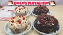 Receitas Deliciosas 2 Sabores de BOLOS NATALINO De Chocolate e Frutas Cristalizadas | Bolotone | FAÇA E VENDA