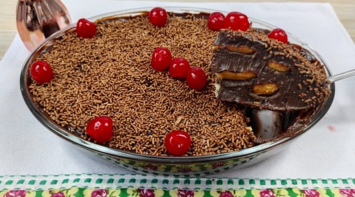 Receitas Deliciosas Pavê de Brigadeiro Cremoso em Especial para as Festas de Fim de Ano