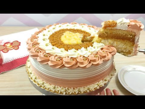 Receitas Deliciosas Bolo com 2 Recheios para Aniversários e Festas | Bolo para 30 pessoas| Bolo com mais de 3 kilos