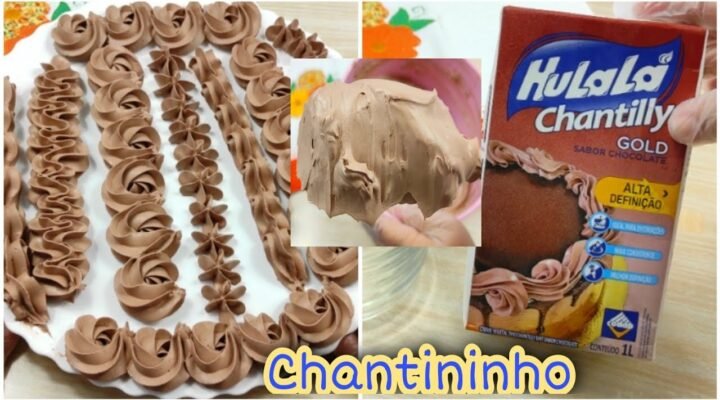 Receitas Deliciosas Chantininho de Chocolate – Como acertar o ponto do chantininho e deixar ele bem Hidratado…