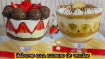 Receitas Deliciosas OS 2 SABORES DE SOBREMESAS QUE VENDE MUITO NAS FESTAS DE FIM DE ANO – ESPECIAL DE NATAL