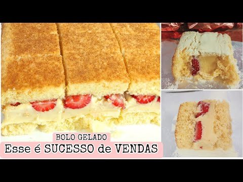 Receitas Deliciosas O BOLO GELADO QUE É SUCESSO DE VENDAS – UM DOS SABORES MAIS VENDIDOS NA CONFEITARIA