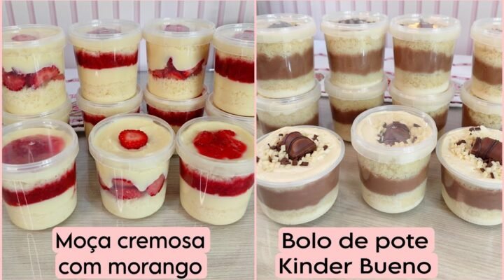 Receitas Deliciosas 2 SABORES DE BOLO NO POTE QUE TEM MUITA SAÍDA – SUCESSO DE VENDAS E LUCRO GARANTIDO.