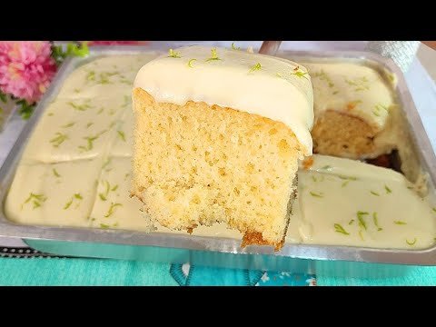 Receitas Deliciosas BOLO DE LIMÃO MUITO FOFINHO COM COBERTURA DE MOUSSE DE LIMÃO – PRÁTICO E FÁCIL DE FAZER