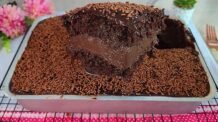 Receitas Deliciosas MOLHADINHO E CHOCOLATUDO – BOLO DE BRIGADEIRO GELADO PRÁTICO E FÁCIL DE FAZER