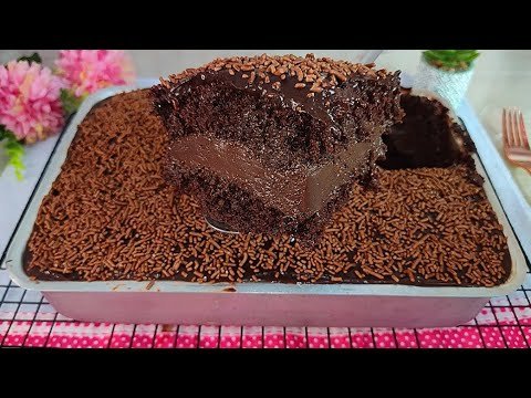 Receitas Deliciosas MOLHADINHO E CHOCOLATUDO – BOLO DE BRIGADEIRO GELADO PRÁTICO E FÁCIL DE FAZER