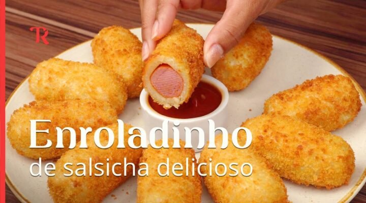 Enroladinho de salsinha super fácil e delicioso, a criançada vai amar essa receita!