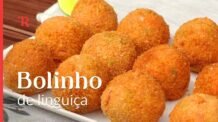 Bolinho de linguiça com queijo super prático e delicioso!