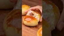 BOMBA DE PRESUNTO E QUEIJO. #shorts #receita #receitasimples #salgado #receitafácil #receitasalgada