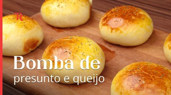 Bomba de presunto e queijo, quando faço esse salgado não sobra nada aqui em casa!