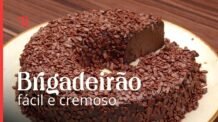 Brigadeirão de forno super cremoso e chocolatudo, você precisa fazer essa receita!