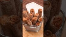 CHURROS FÁCIL E SEM FRITAR. #shorts #receita #sobremesa #receitasimples #receitafácil #doce