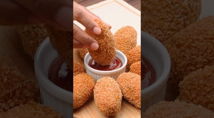 CROQUETE DE LINGUIÇA TOSCANA. #shorts #receita #receitasimples #petisco #receitafácil #linguiça