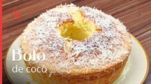 A melhor receita de bolo de coco que eu já fiz, fica super fofinho e saboroso!