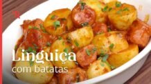 Quando faço essa receita de linguiça com batatas, não sobra nada aqui em casa!