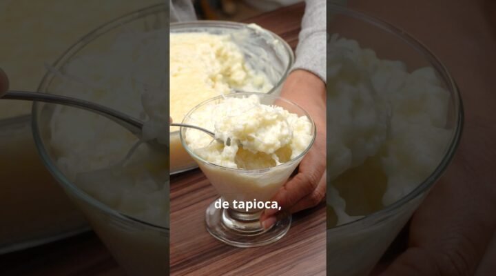 SOBREMESA DE TAPIOCA. #shorts #receita #receitasimples #sobremesa #tapioca #receitadoce