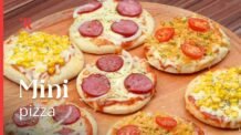 Receita de mini pizza para você fazer em casa para a família toda!