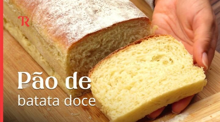 Você precisa fazer esse pão de batata doce, fica super fofinho, além de ser fácil e econômico!