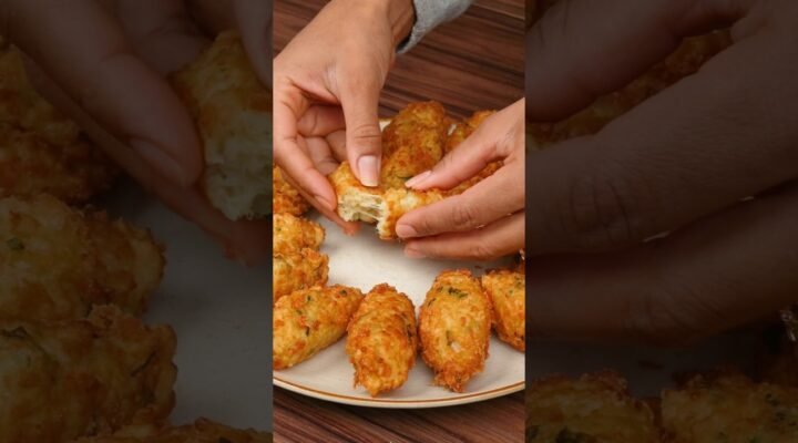 BOLINHO DE ARROZ. #shorts #receita #receitasimples #receitafácil #bolinho #aperitivos