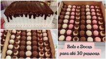 Receitas Deliciosas FAZENDO ENCOMENDA DE BOLO DE ANIVERSÁRIO E DOCINHOS PARA ATÉ 30 PESSOAS