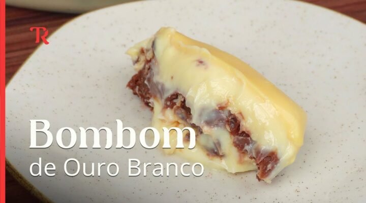 Como fazer bombom de ouro branco na travessa, sobremesa deliciosa e super fácil de preparar!