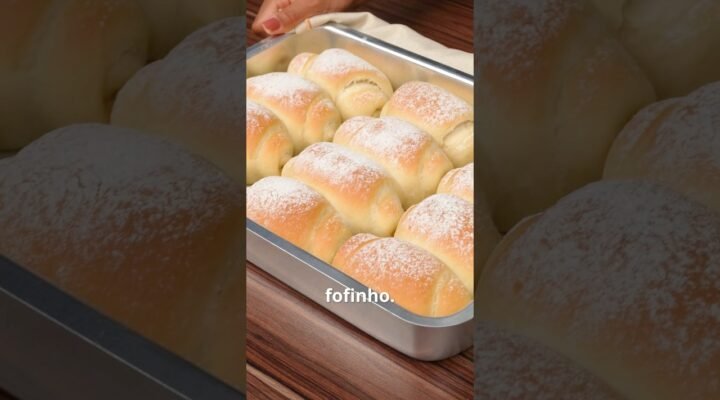 PÃO CASEIRINHO. #shorts #receita #receitasimples #receitafácil #pãocaseiro #cafédamanhã