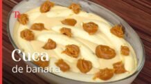 Aprenda a fazer cuca de banana com doce de leite, receita deliciosa e super fácil!