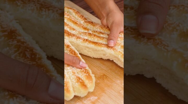 PÃO LÍNGUA DE SOGRA. #shorts #receita #pão #receitasimples #receitafácil #cafedamanha