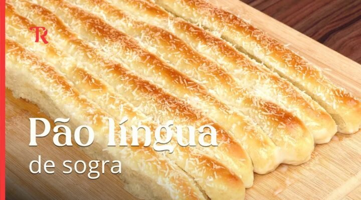 Como fazer pão língua de sogra super fofinho, delicioso e muito fácil de fazer!