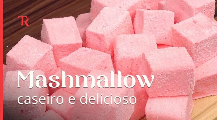 Aprenda a fazer marshmallow caseiro delicioso e super fácil para a criançada.