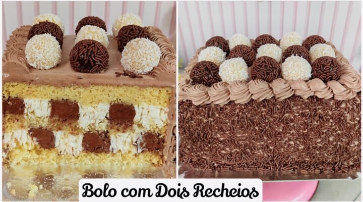 Receitas Deliciosas ESSE BOLO FICA DELICIOSO – DOIS RECHEIOS COM ÓTIMO RENDIMENTO PARA BOLOS DE ANIVERSÁRIO