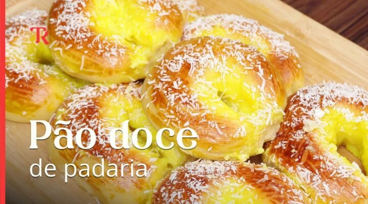 Faça você mesmo esse pãozinho doce igual ao de padaria, supermacio e delicioso!